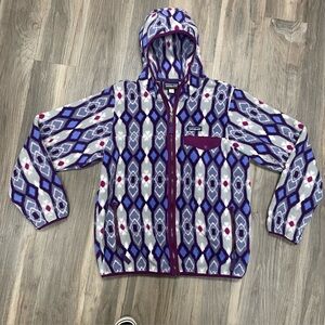 Patagonia Synchilla Pine Patch Lupine Full Zip Hoodie Aztec